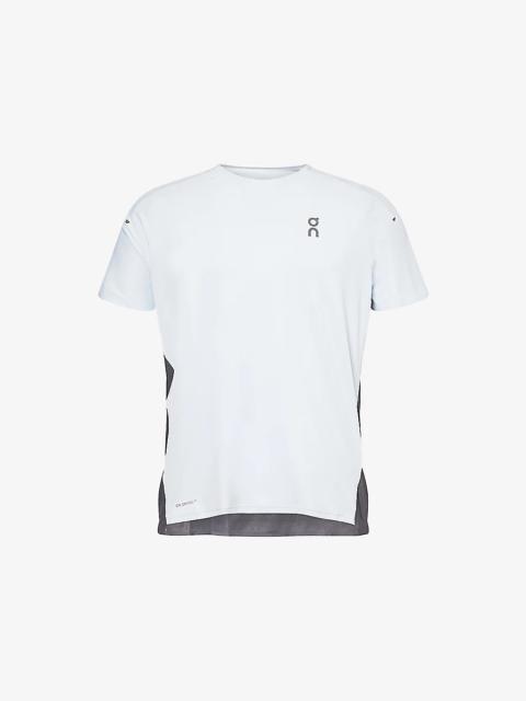 Performance-T Logo-Print Stretch-Mesh T-shirt