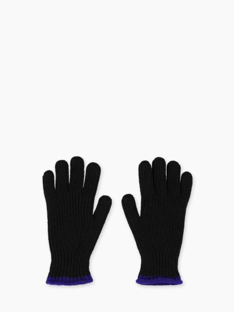 HOWLIN' HOWLIN' WIND IT UP RIBBED GLOVES BLACK
