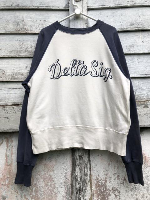 Other Designers VINTAGE CHESWICK DELTA SIG CROP SWEATSHIRT BY SUGAR CANE
