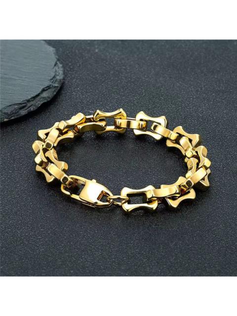 Other Designers Japanese Brand - 19 Cm Industrial Steel "Bones" Chain Bracelet