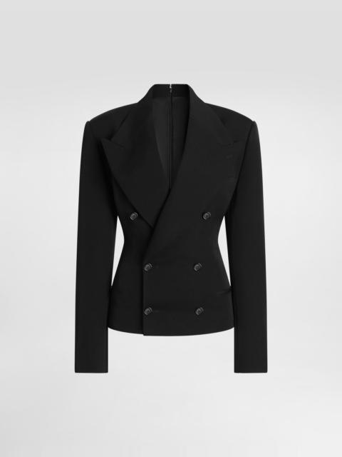 Dolce & Gabbana Double-breasted jacket in wool gabardine