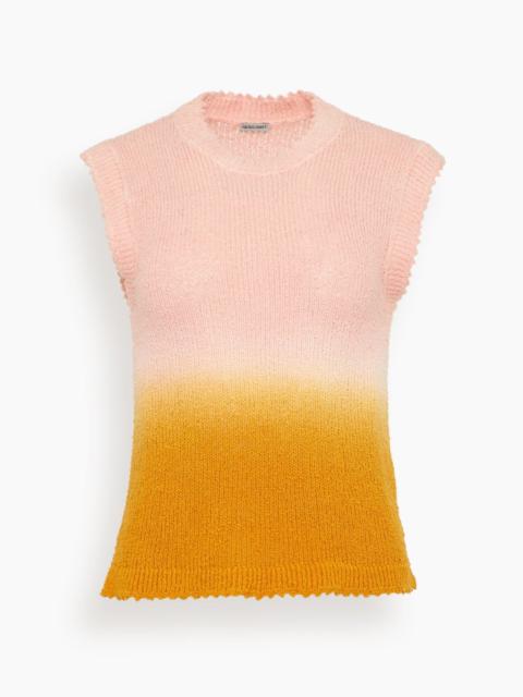RACHEL COMEY Santee Top in Melon/Rust