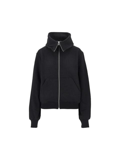 7 For All Mankind 7 For All Mankind High-neck Full-zip Sweatshirt Black