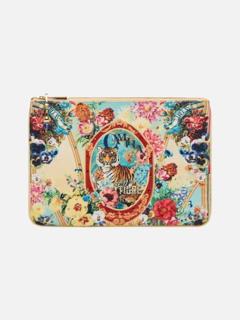CAMILLA SMALL CANVAS CLUTCH