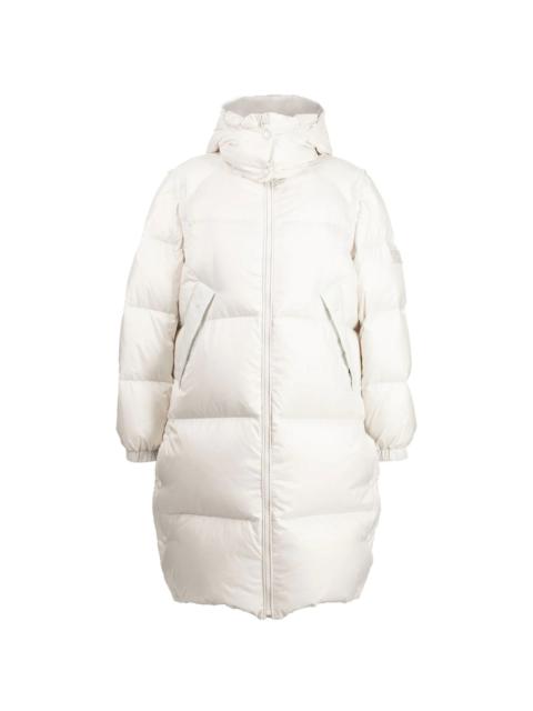 Yves Salomon padded-design zipped coat