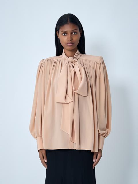 Chloé Oversized Gathered Blouse