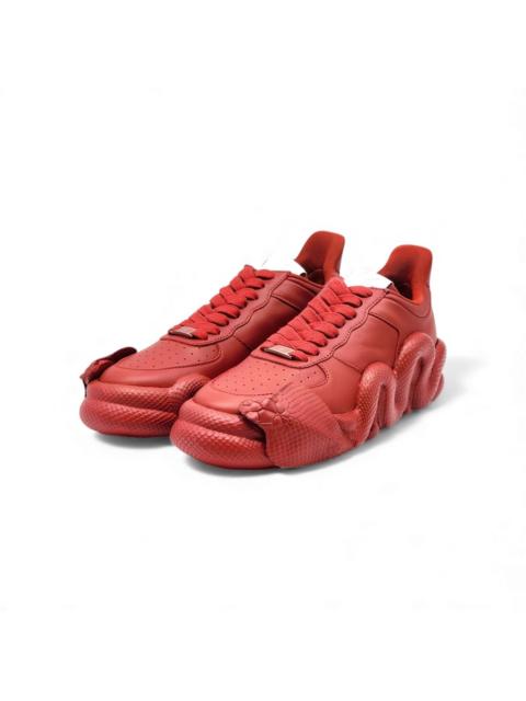 Giuseppe Zanotti x Young Thug Cobras Leather Sneakers Red EU 43 US 10 - $995