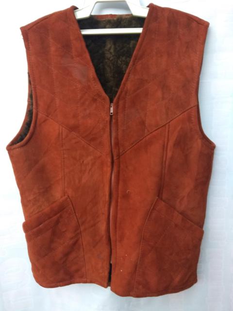Other Designers Other - unbranded shearling sleeveless 100% genuine ori. skinlamb