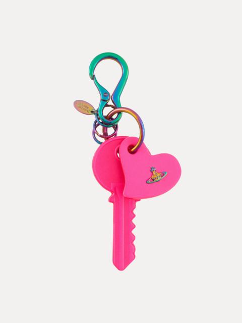 Vivienne Westwood KEY AND HEART KEYRING