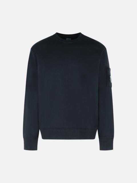 C.P. Company BLUE COTTON SWEATSHIRT