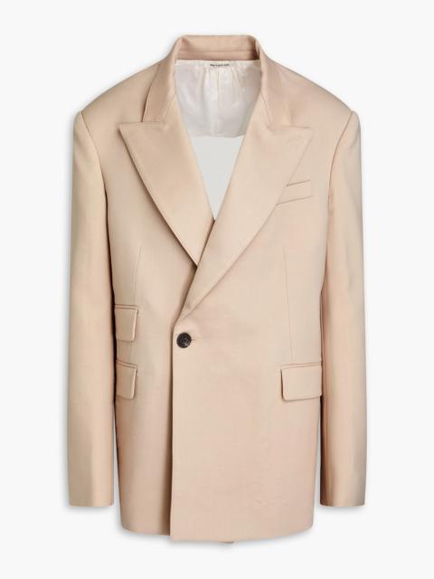 PETER DO Double-breasted cutout twill blazer