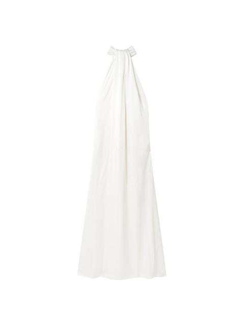 Stella McCartney Envers Satin Halterneck Dress
