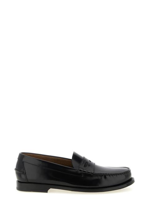 Prada Brushed leather loafers