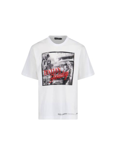Dolce & Gabbana 'italian Holiday' T-shirt