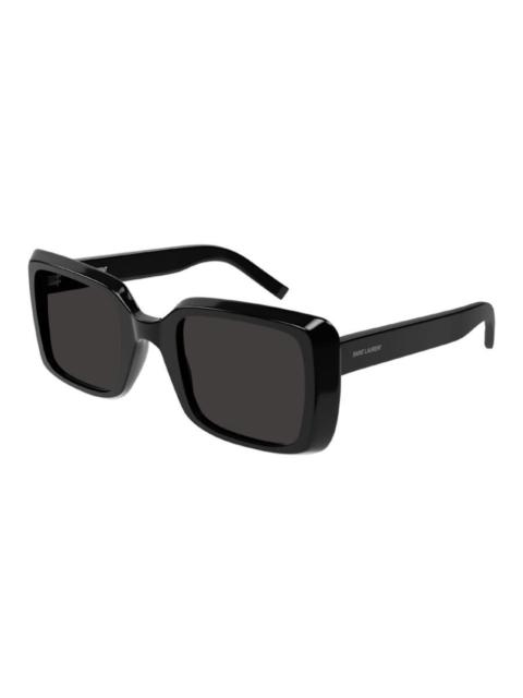 SAINT LAURENT Saint Laurent Ladies Black Square Sunglasses SL497 001