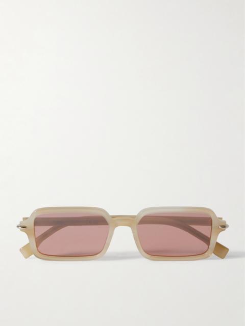 FENDI Selleria Rectangle-frame Acetate Sunglasses