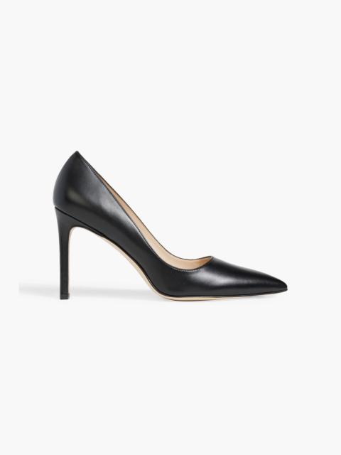 Stuart Weitzman Leigh 95 leather pumps