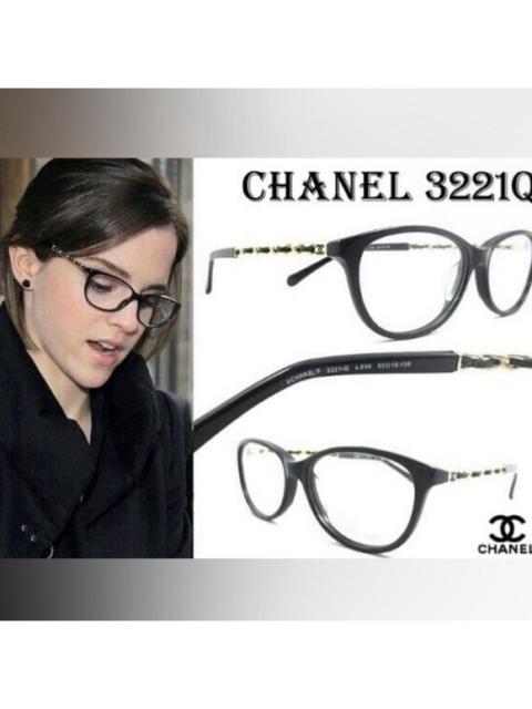 CHANEL CHANEL 3221-Q C.622 53-15 135 Glasses Frames Chain Detail Logo Italy Emma Watson