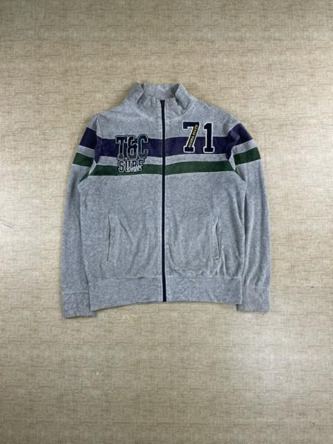 Other Designers VINTAGE T&C SURF Design Embroidery Logo Zipper Jacket