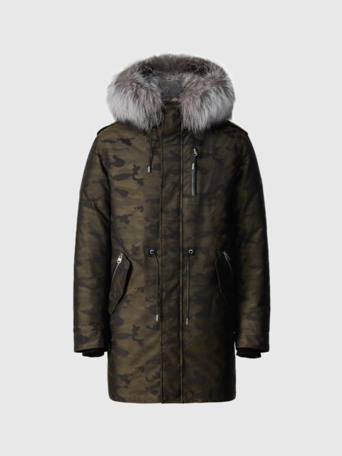 MACKAGE MORITZ-JC Fur-Lined Camo Down Parka