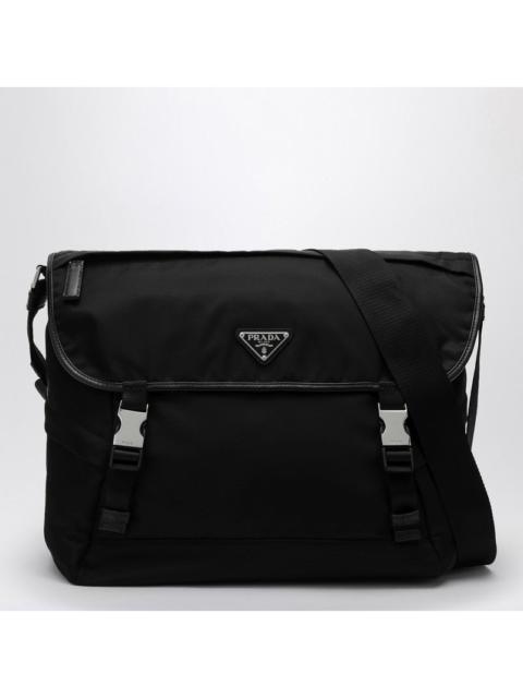 Prada Black Re-Nylon And Saffiano Shoulder Bag Men