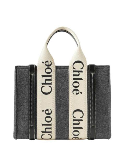 Chloé Woody leather crossbody bag