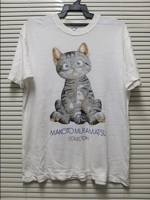 Other Designers Art Comes First - NICE🔥VINTAGE MAKOTO MURAMATSU COLLECTION CAT ART T SHIRT