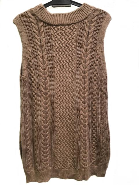Other Designers Japanese Brand - Coen Cable Knit Sleeveless Tops