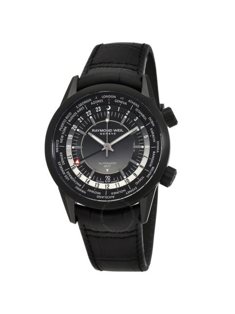 Other Designers Raymond Weil Frelancer GMT Automatic Black Dial Men's Watch 2765-BKC-20001