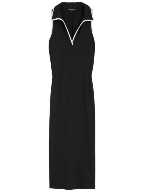 VERONICA BEARD Veronica Beard Darien Ribbed Jersey-knit Midi Dress