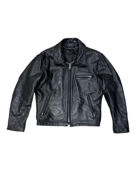 Schott VINTAGE SCHOTT 642 SINGLE RIDER CAFE RACER LEATHER JACKET