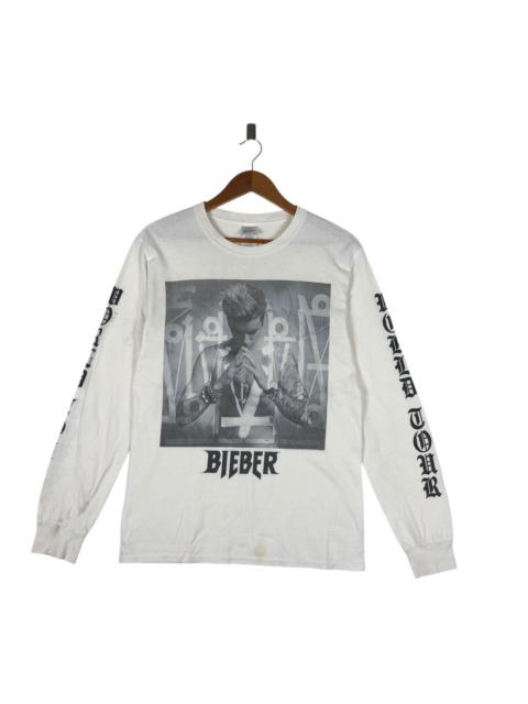 Other Designers Band Tees - JUSTIN BIEBER the Purpose World Tour Longsleeve Shirt