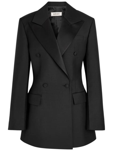 RÓHE Rohe Hourglass Wool and Mohair-blend Blazer
