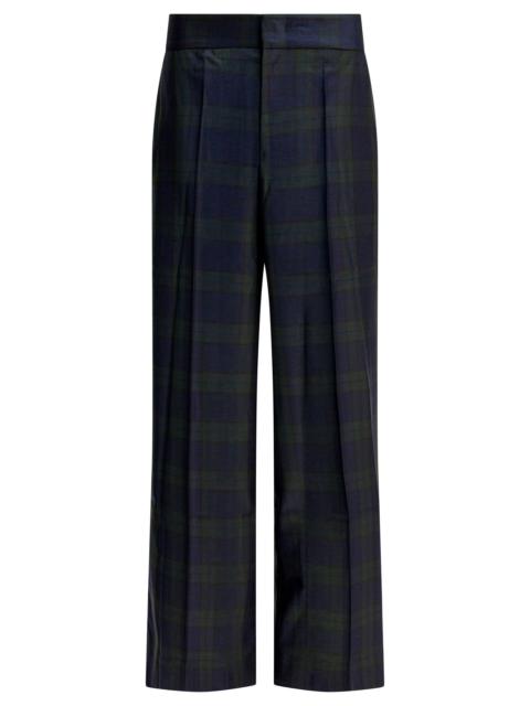 SA SU PHI Sa Su Phi Wool Trousers Blue Women