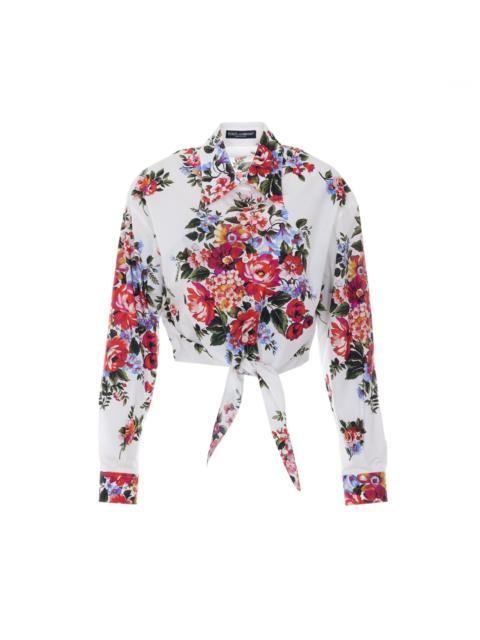 Dolce & Gabbana Dolce&Gabbana Women Print Shirt Bouquet Of Flowers