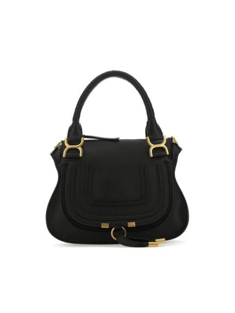 Chloé Chloé Black Leather Medium Marcie Handbag