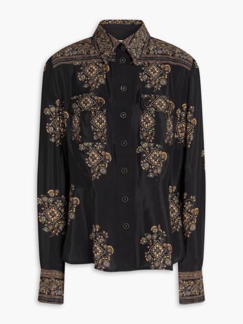 Zimmermann Printed crepe de chine shirt