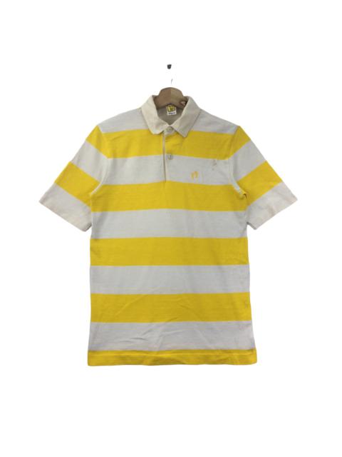 Other Designers Hang Ten - Vtg 80’ HANG TEN SURFING Hawaii Striped Polo Tee Shirt