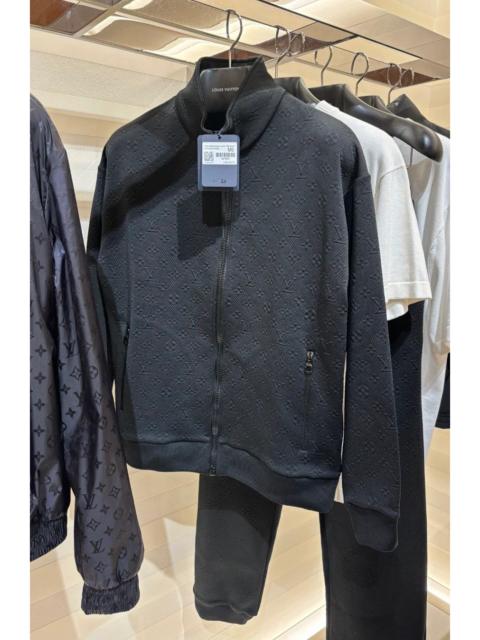 Louis Vuitton LOUIS VUITTON FW22 Solid Color Printed Stand-Up Collar Zip Jacket