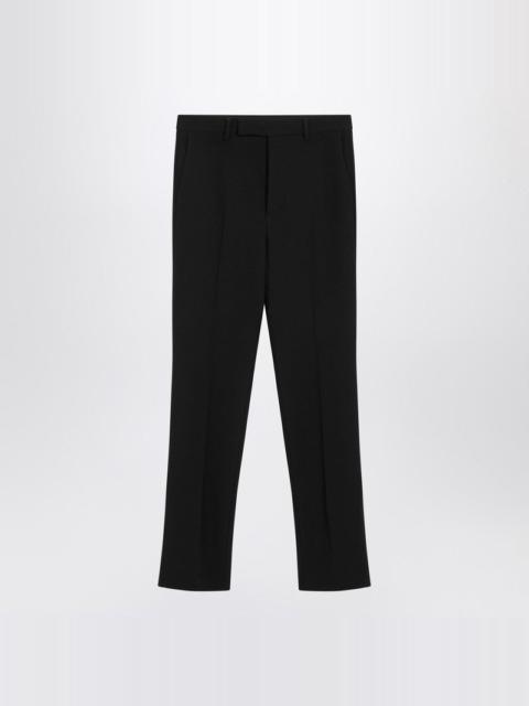 GUCCI Black Skinny Wool Trousers