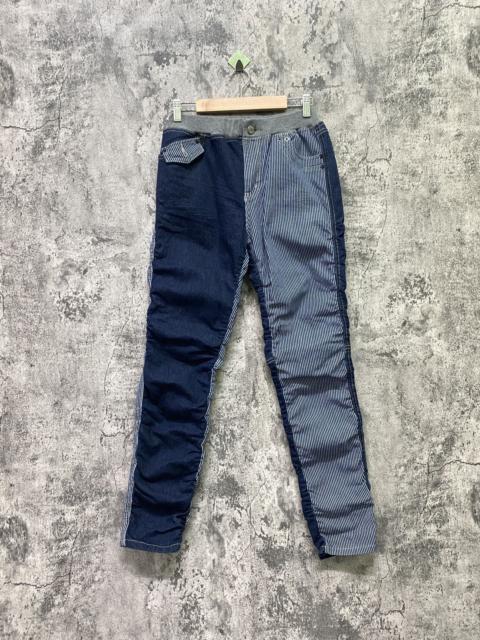 Other Designers Japanese Brand - MARINE LIME Hybrid Jean Jogger Drawstring Stacked Pants