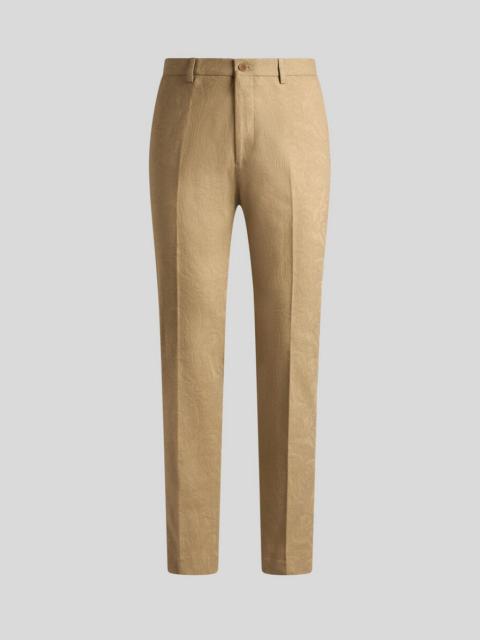 Etro COTTON JACQUARD TROUSERS