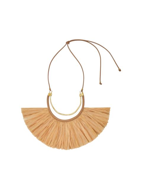 Johanna Ortiz Tequila Sunrise Statement Necklace brown