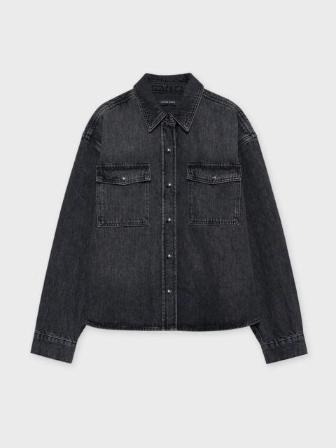 ANINE BING Shirt Paxton  Washed black