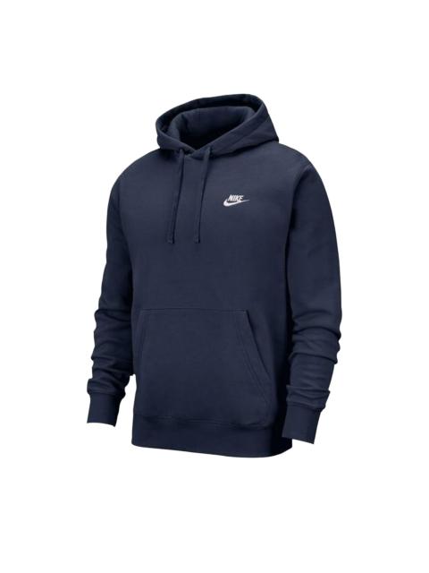 Nike Nike Sportswear Club Fleece Pullover Hoodie 'Midnight Navy/White'
