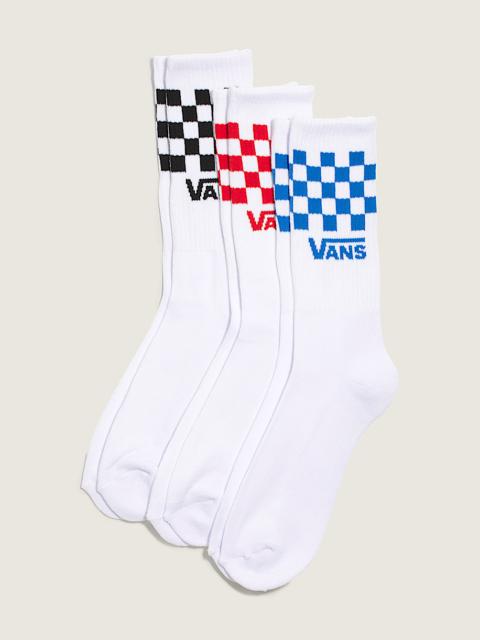 Vans Classic Check Crew Socks 3-Pack