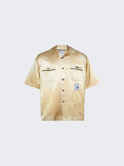 Maison MIHARAYASUHIRO Bowling Short Sleeve Shirt Yellow