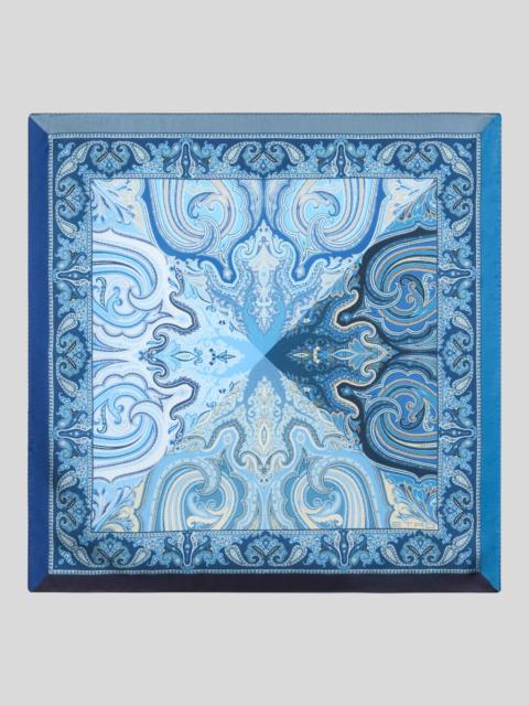 Etro PATTERNED SILK TWILL POCKET SQUARE