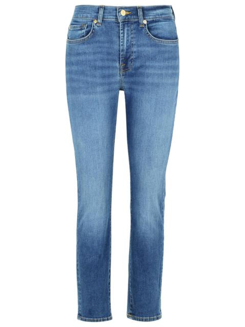 7 For All Mankind 7 For All Mankind Relaxed Skinny Blue Women Jeans