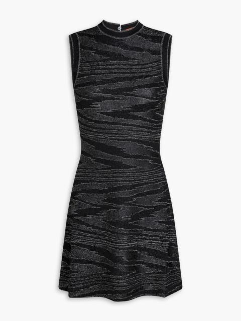 Missoni Metallic jacquard-knit mini dress
